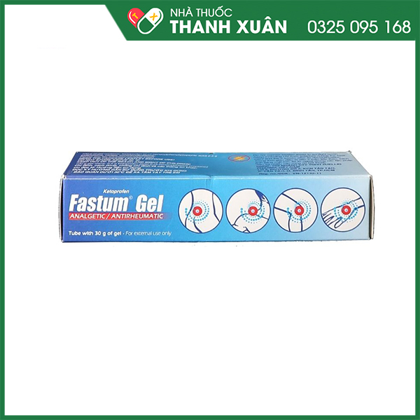 Fastum Gel 2,5%  giảm đau, kháng viêm xương khớp